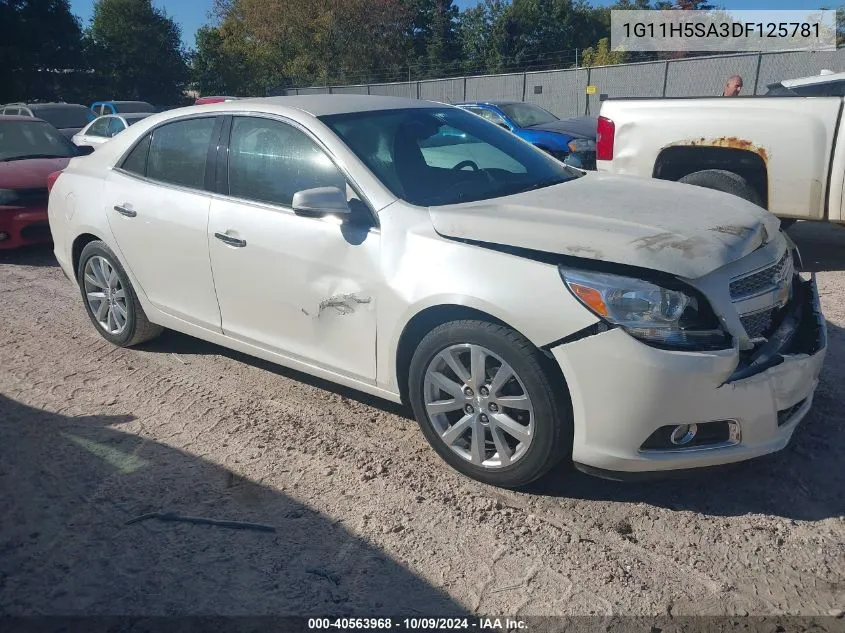 2013 Chevrolet Malibu 1Lz VIN: 1G11H5SA3DF125781 Lot: 40563968