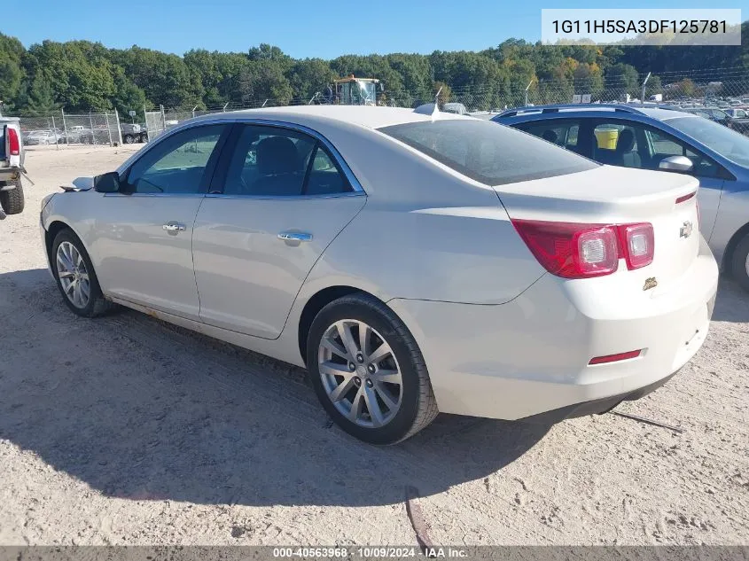 2013 Chevrolet Malibu 1Lz VIN: 1G11H5SA3DF125781 Lot: 40563968