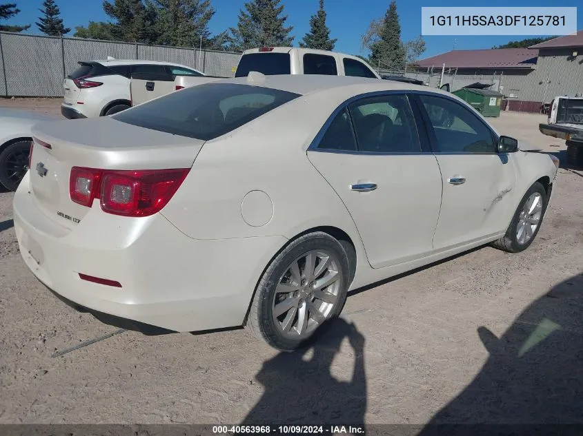 1G11H5SA3DF125781 2013 Chevrolet Malibu 1Lz