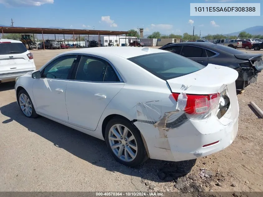 2013 Chevrolet Malibu 2Lt VIN: 1G11E5SA6DF308388 Lot: 40570364