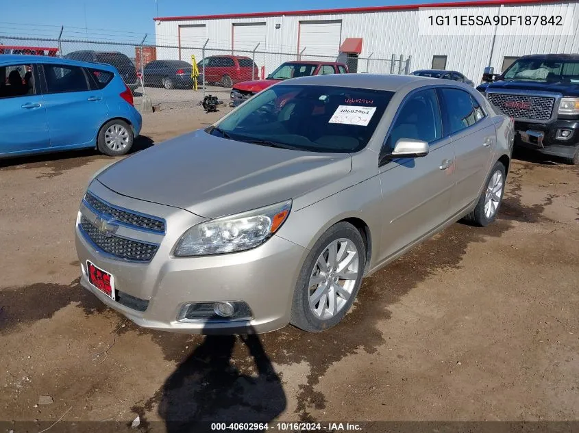 2013 Chevrolet Malibu 2Lt VIN: 1G11E5SA9DF187842 Lot: 40602964