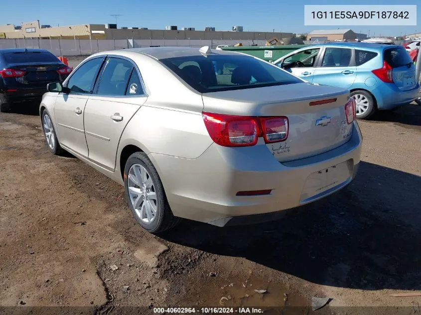 2013 Chevrolet Malibu 2Lt VIN: 1G11E5SA9DF187842 Lot: 40602964