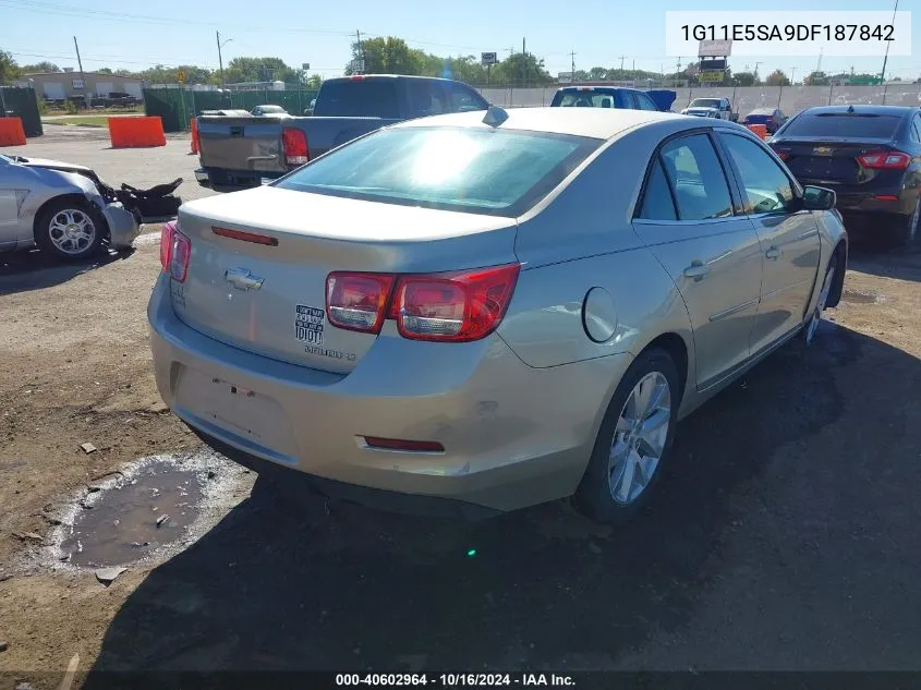 2013 Chevrolet Malibu 2Lt VIN: 1G11E5SA9DF187842 Lot: 40602964