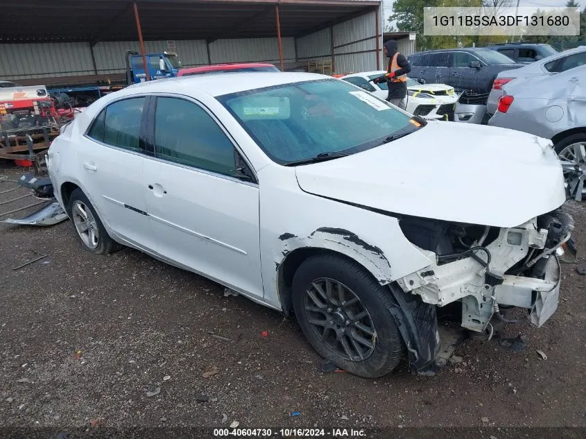 2013 Chevrolet Malibu 1Ls VIN: 1G11B5SA3DF131680 Lot: 40604730