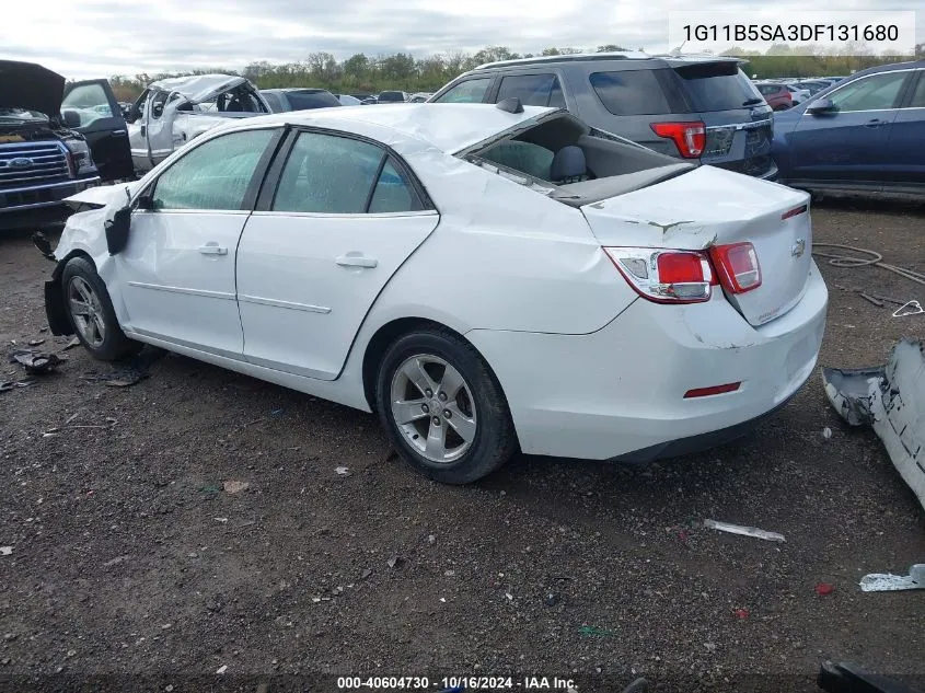 2013 Chevrolet Malibu 1Ls VIN: 1G11B5SA3DF131680 Lot: 40604730