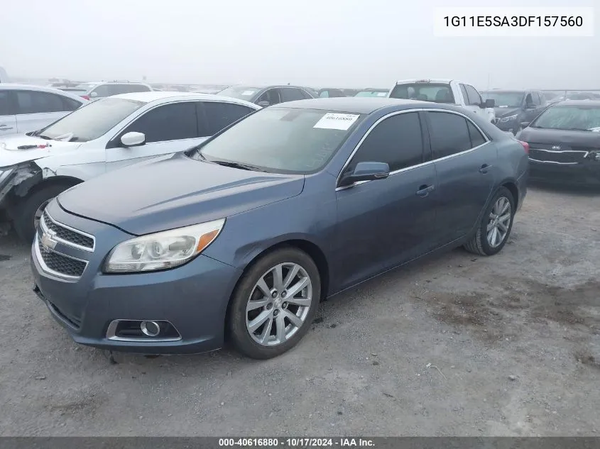 2013 Chevrolet Malibu 2Lt VIN: 1G11E5SA3DF157560 Lot: 40616880