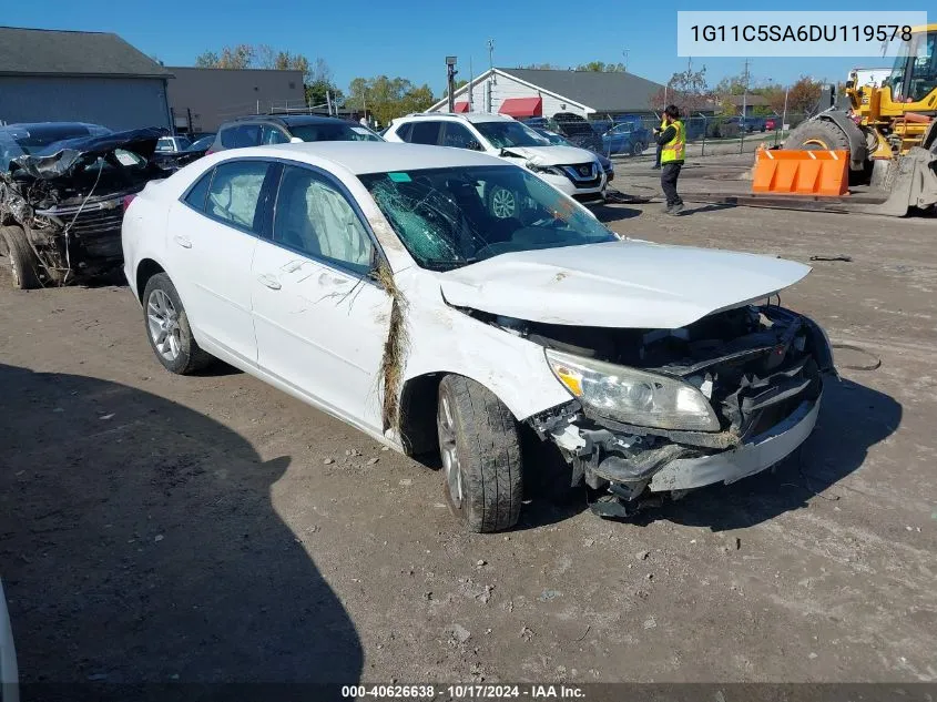 2013 Chevrolet Malibu 1Lt VIN: 1G11C5SA6DU119578 Lot: 40626638