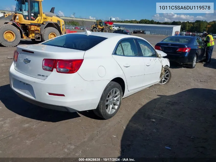 2013 Chevrolet Malibu 1Lt VIN: 1G11C5SA6DU119578 Lot: 40626638