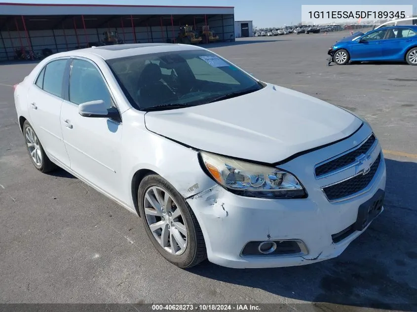 2013 Chevrolet Malibu 2Lt VIN: 1G11E5SA5DF189345 Lot: 40628273