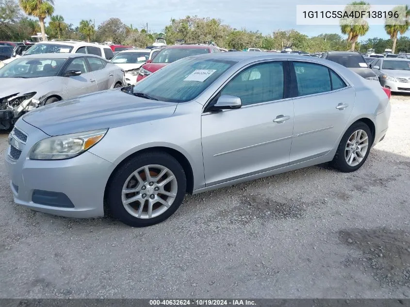 2013 Chevrolet Malibu 1Lt VIN: 1G11C5SA4DF138196 Lot: 40632624