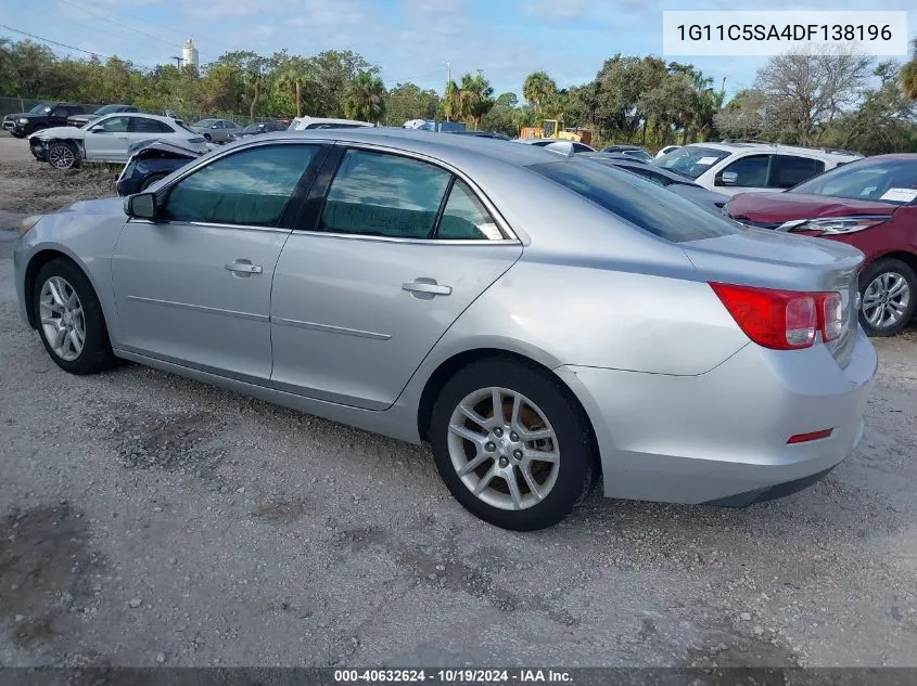 2013 Chevrolet Malibu 1Lt VIN: 1G11C5SA4DF138196 Lot: 40632624