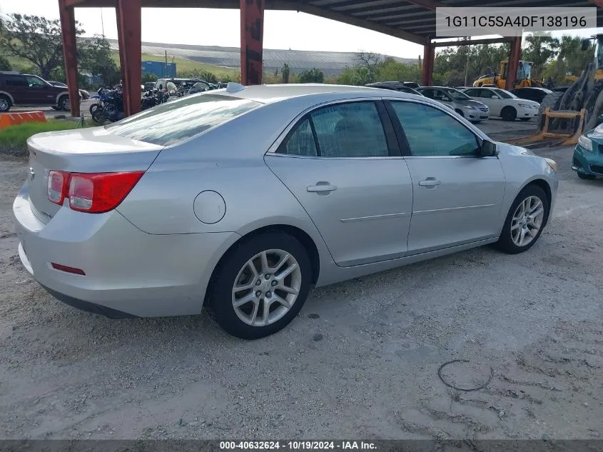 2013 Chevrolet Malibu 1Lt VIN: 1G11C5SA4DF138196 Lot: 40632624