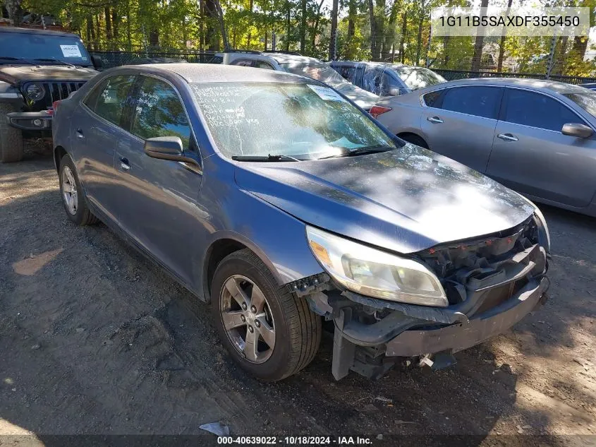 2013 Chevrolet Malibu 1Ls VIN: 1G11B5SAXDF355450 Lot: 40639022