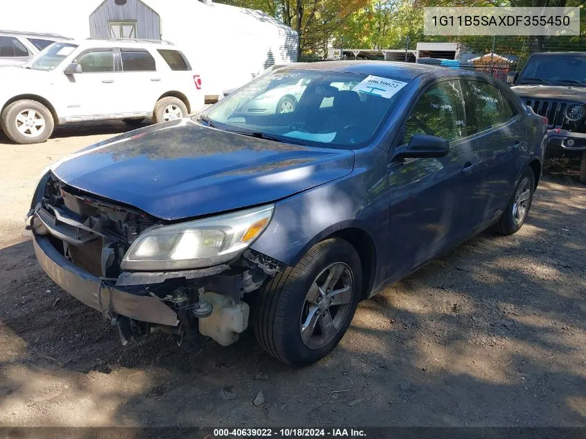 2013 Chevrolet Malibu 1Ls VIN: 1G11B5SAXDF355450 Lot: 40639022