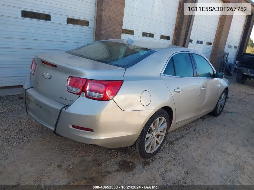 2013 Chevrolet Malibu 2Lt VIN: 1G11E5SA3DF267752 Lot: 40652530