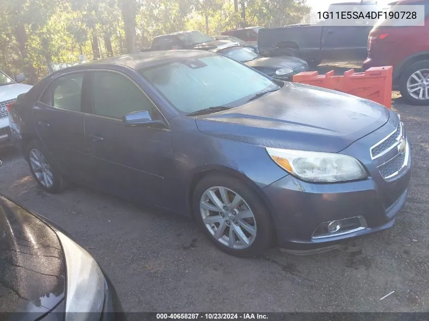 2013 Chevrolet Malibu 2Lt VIN: 1G11E5SA4DF190728 Lot: 40658287