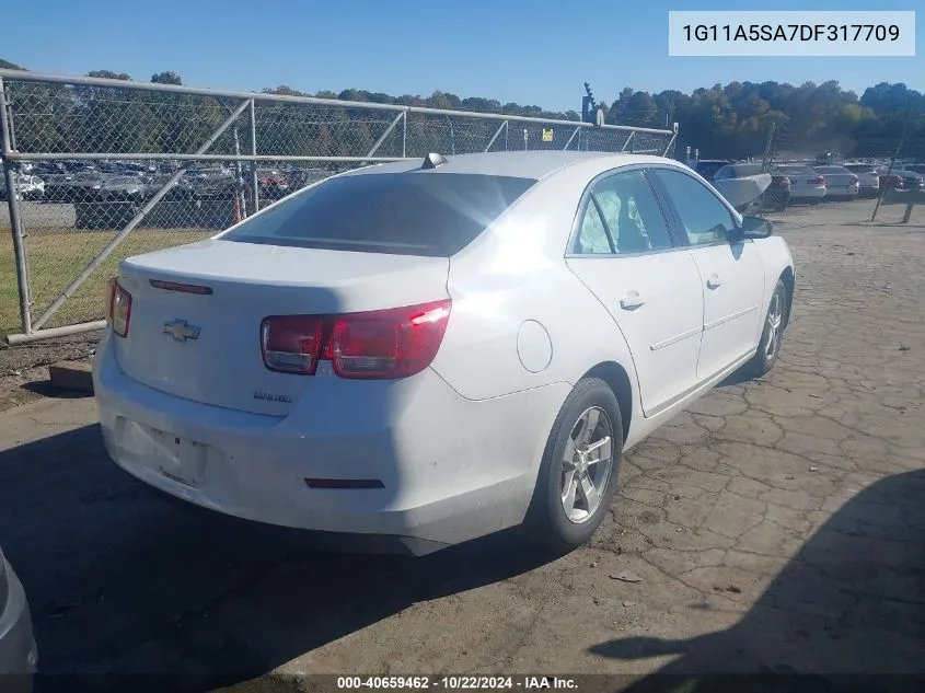 2013 Chevrolet Malibu 1Fl VIN: 1G11A5SA7DF317709 Lot: 40659462