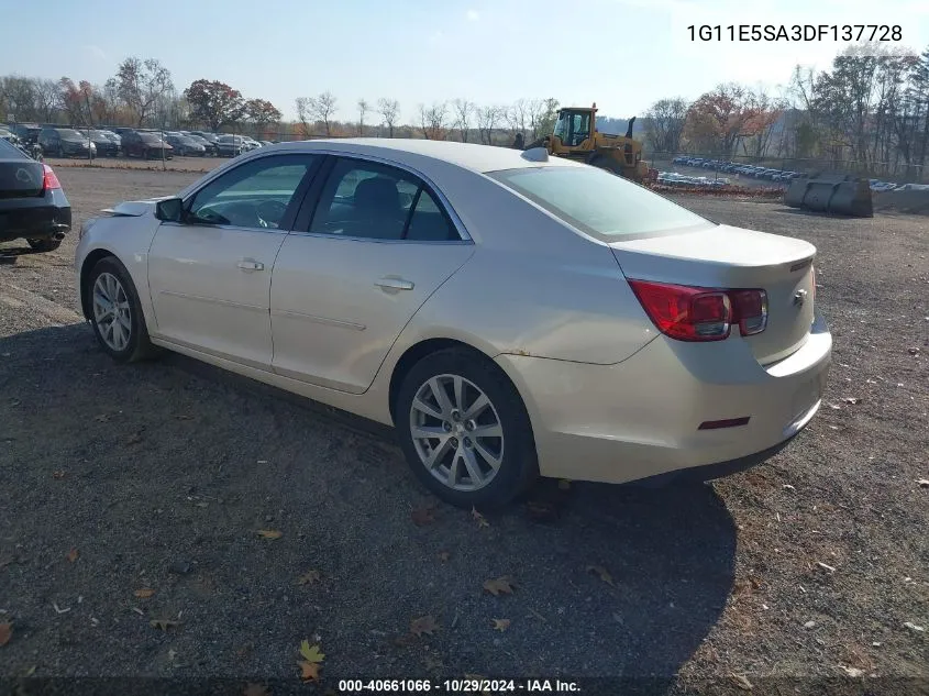 2013 Chevrolet Malibu 2Lt VIN: 1G11E5SA3DF137728 Lot: 40661066