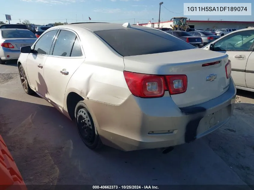 2013 Chevrolet Malibu 1Lz VIN: 1G11H5SA1DF189074 Lot: 40662373