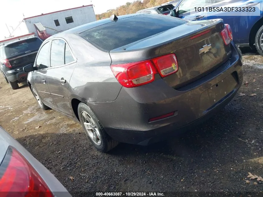 2013 Chevrolet Malibu 1Ls VIN: 1G11B5SA3DF333323 Lot: 40663087