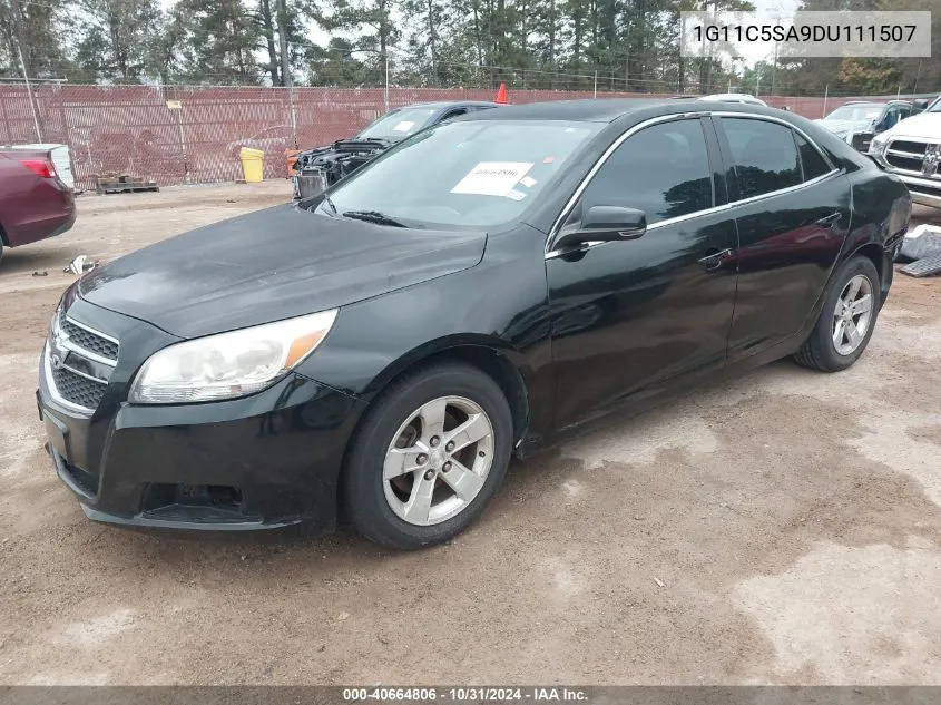 2013 Chevrolet Malibu 1Lt VIN: 1G11C5SA9DU111507 Lot: 40664806