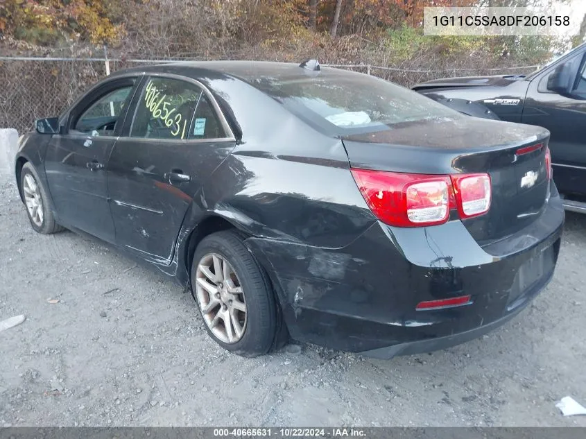 2013 Chevrolet Malibu 1Lt VIN: 1G11C5SA8DF206158 Lot: 40665631