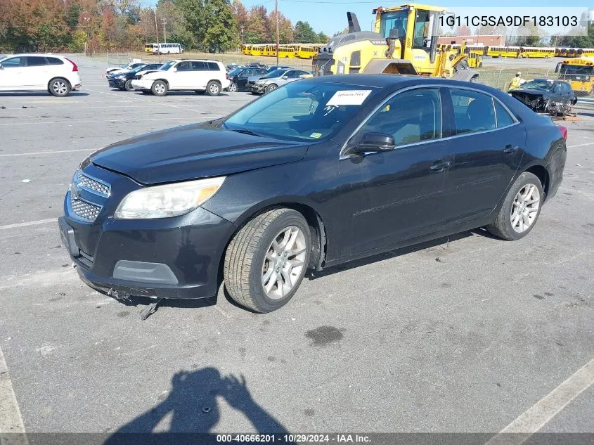 2013 Chevrolet Malibu 1Lt VIN: 1G11C5SA9DF183103 Lot: 40666201