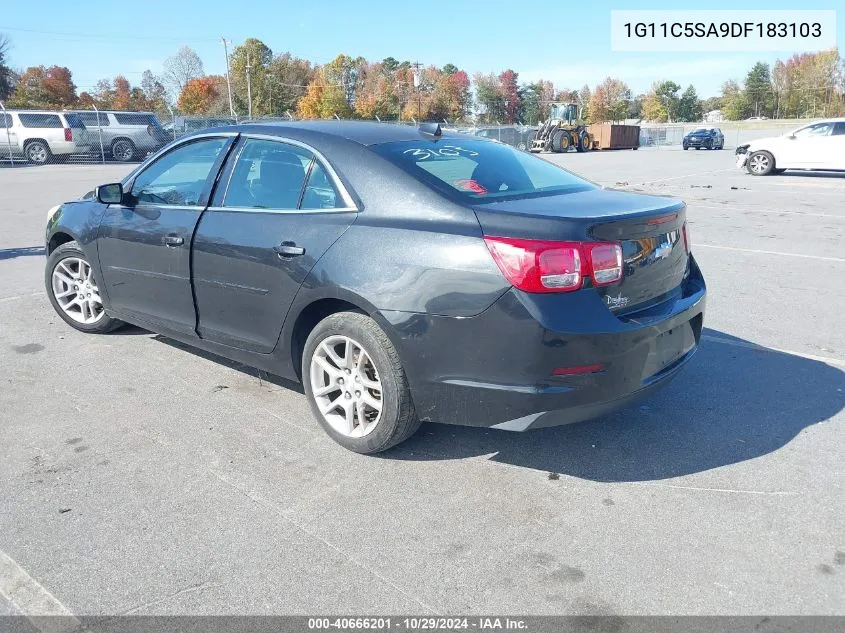 2013 Chevrolet Malibu 1Lt VIN: 1G11C5SA9DF183103 Lot: 40666201