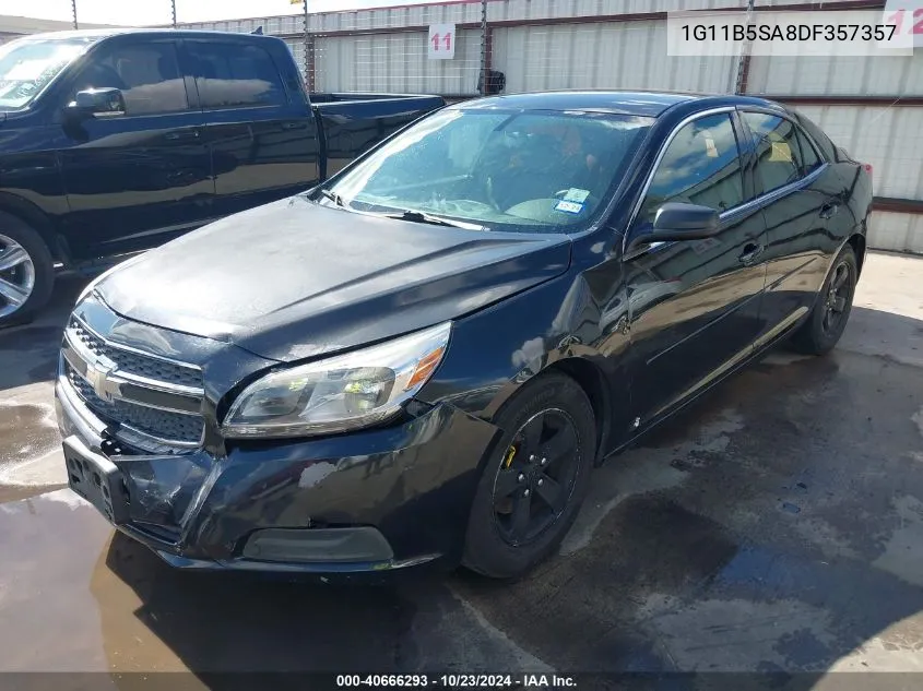 2013 Chevrolet Malibu 1Ls VIN: 1G11B5SA8DF357357 Lot: 40666293