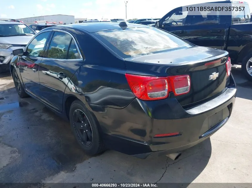 2013 Chevrolet Malibu 1Ls VIN: 1G11B5SA8DF357357 Lot: 40666293