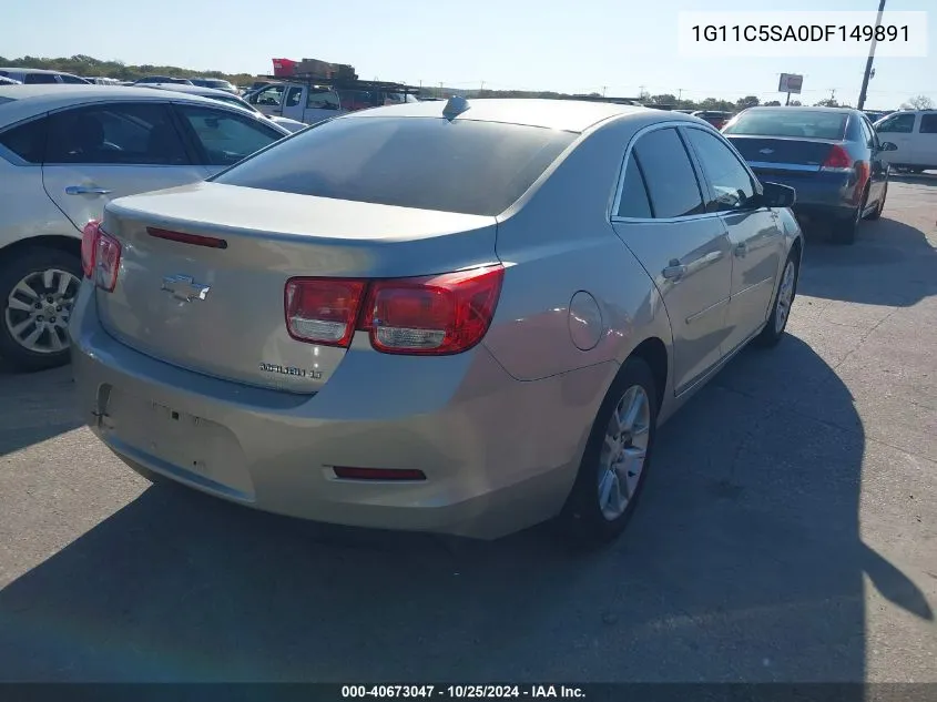 2013 Chevrolet Malibu 1Lt VIN: 1G11C5SA0DF149891 Lot: 40673047