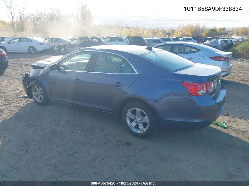 2013 Chevrolet Malibu 1Ls VIN: 1G11B5SA9DF338834 Lot: 40675420