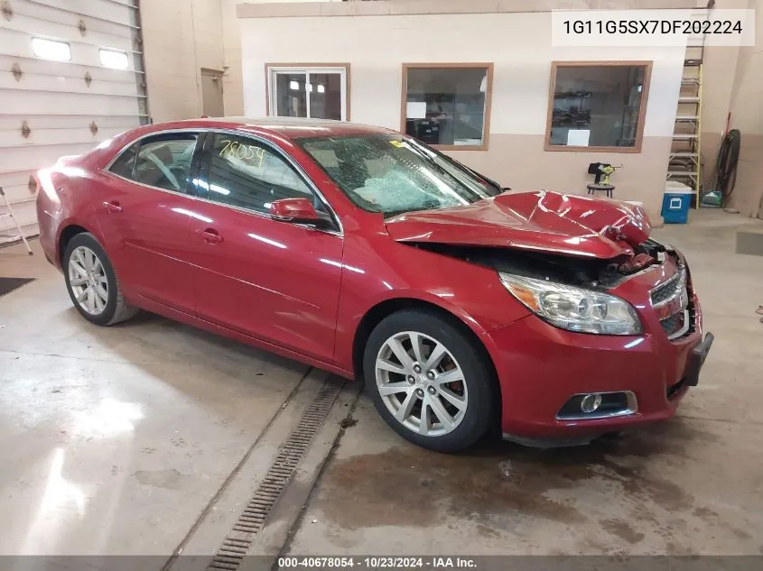 1G11G5SX7DF202224 2013 Chevrolet Malibu 3Lt