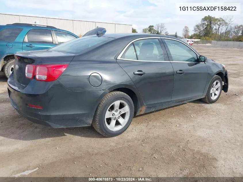 2013 Chevrolet Malibu 1Lt VIN: 1G11C5SAXDF158422 Lot: 40678573