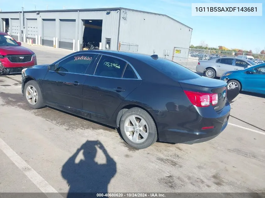 1G11B5SAXDF143681 2013 Chevrolet Malibu 1Ls