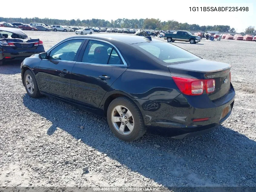 2013 Chevrolet Malibu 1Ls VIN: 1G11B5SA8DF235498 Lot: 40681962