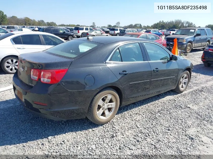 2013 Chevrolet Malibu 1Ls VIN: 1G11B5SA8DF235498 Lot: 40681962