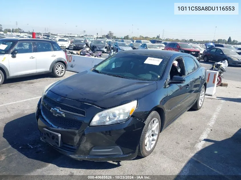 2013 Chevrolet Malibu 1Lt VIN: 1G11C5SA8DU116553 Lot: 40685526