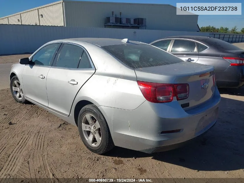 1G11C5SA2DF232738 2013 Chevrolet Malibu 1Lt