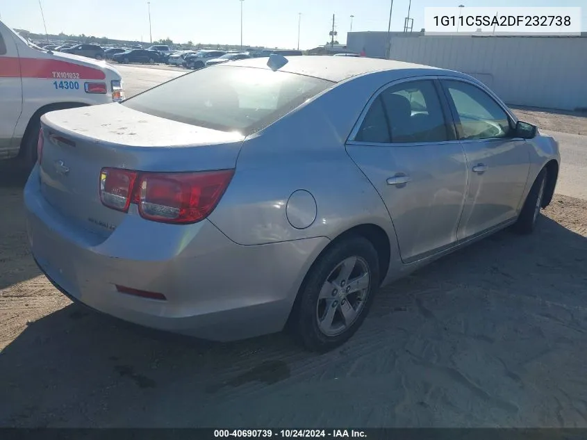 1G11C5SA2DF232738 2013 Chevrolet Malibu 1Lt