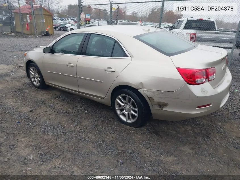 2013 Chevrolet Malibu 1Lt VIN: 1G11C5SA1DF204378 Lot: 40692345