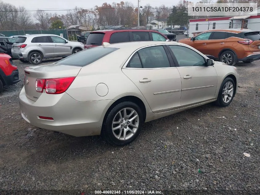 2013 Chevrolet Malibu 1Lt VIN: 1G11C5SA1DF204378 Lot: 40692345