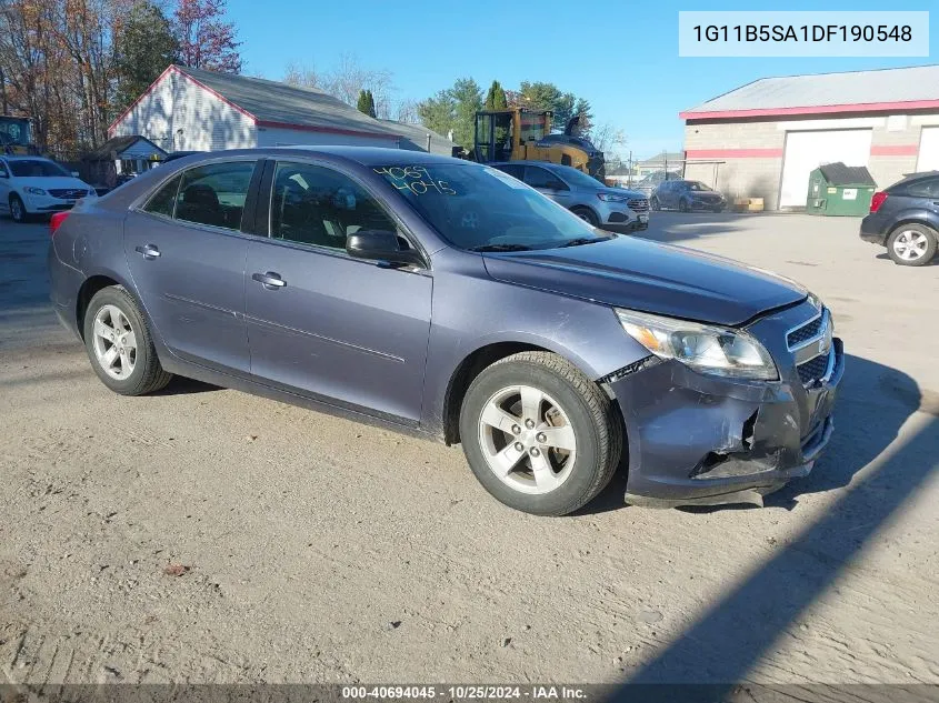 2013 Chevrolet Malibu 1Ls VIN: 1G11B5SA1DF190548 Lot: 40694045