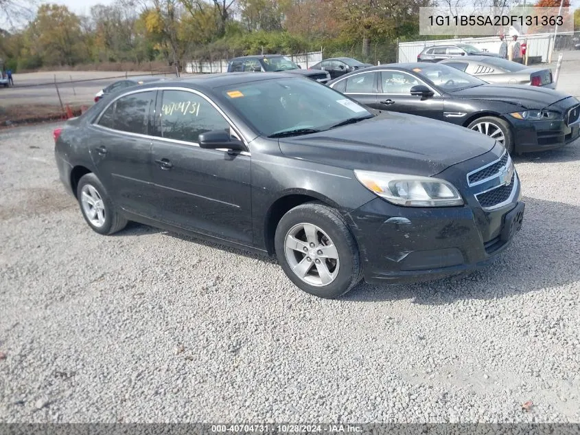 2013 Chevrolet Malibu 1Ls VIN: 1G11B5SA2DF131363 Lot: 40704731