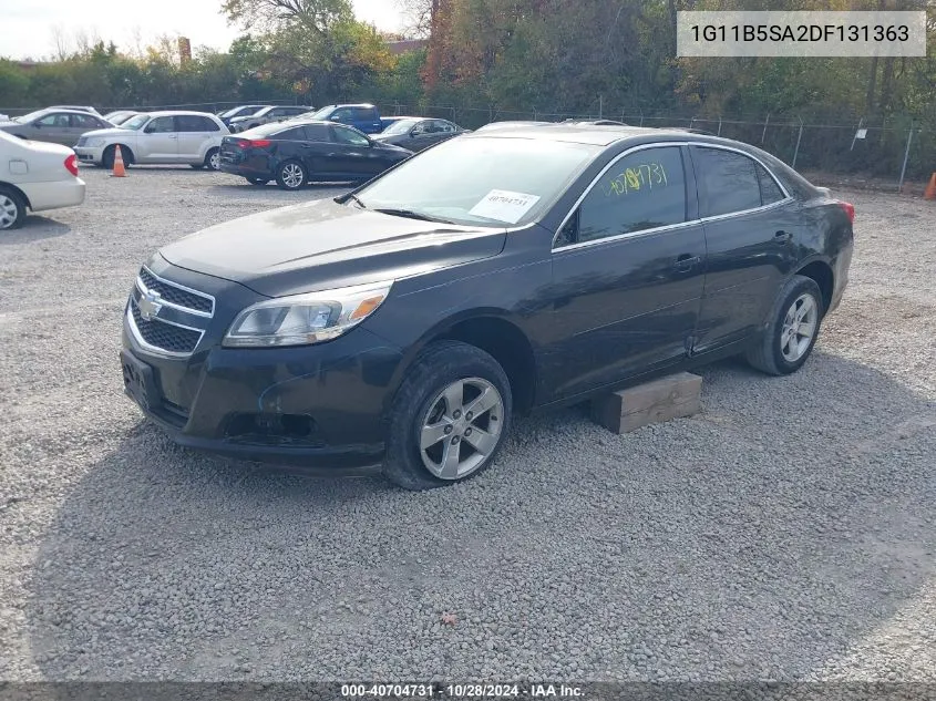 2013 Chevrolet Malibu 1Ls VIN: 1G11B5SA2DF131363 Lot: 40704731