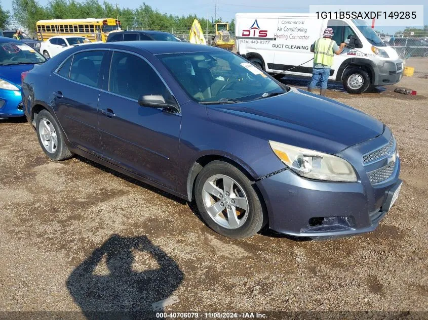 2013 Chevrolet Malibu 1Ls VIN: 1G11B5SAXDF149285 Lot: 40706079