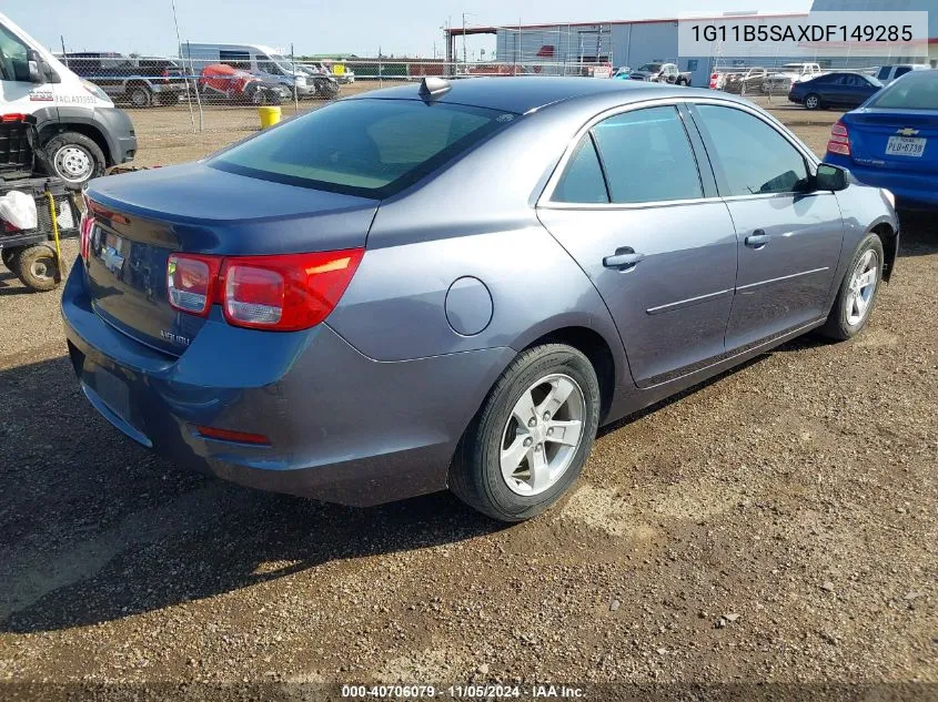 2013 Chevrolet Malibu 1Ls VIN: 1G11B5SAXDF149285 Lot: 40706079