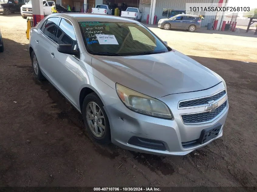 2013 Chevrolet Malibu 1Fl VIN: 1G11A5SAXDF268103 Lot: 40710706