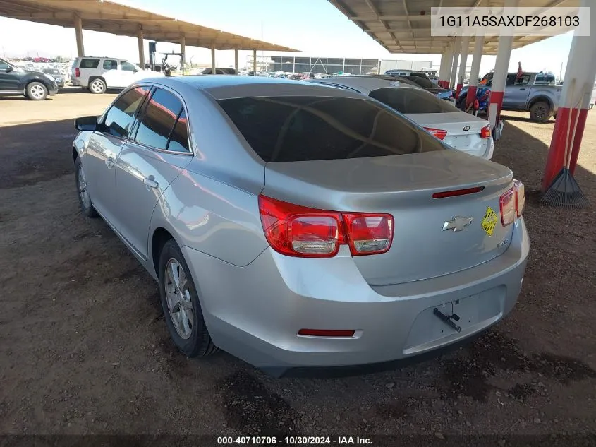 2013 Chevrolet Malibu 1Fl VIN: 1G11A5SAXDF268103 Lot: 40710706