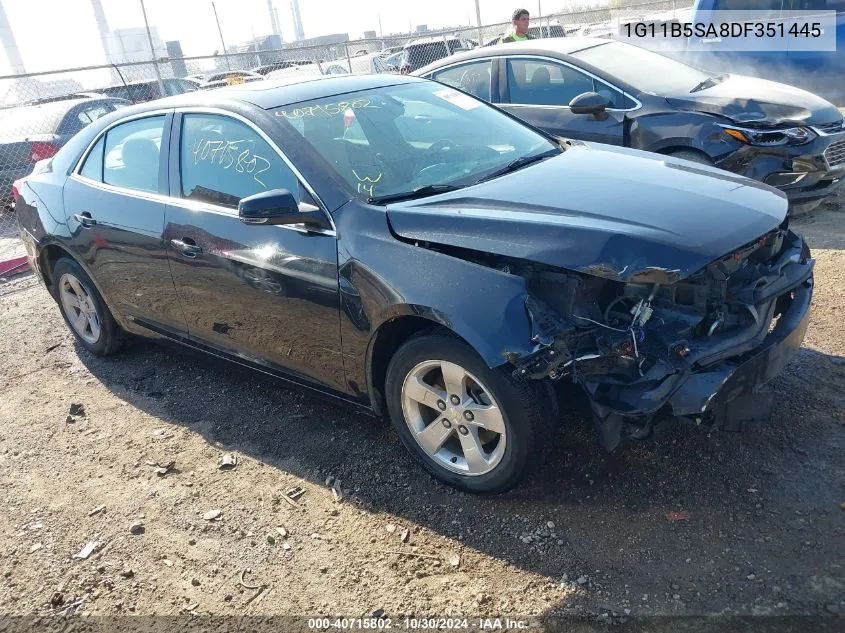 2013 Chevrolet Malibu 1Ls VIN: 1G11B5SA8DF351445 Lot: 40715802